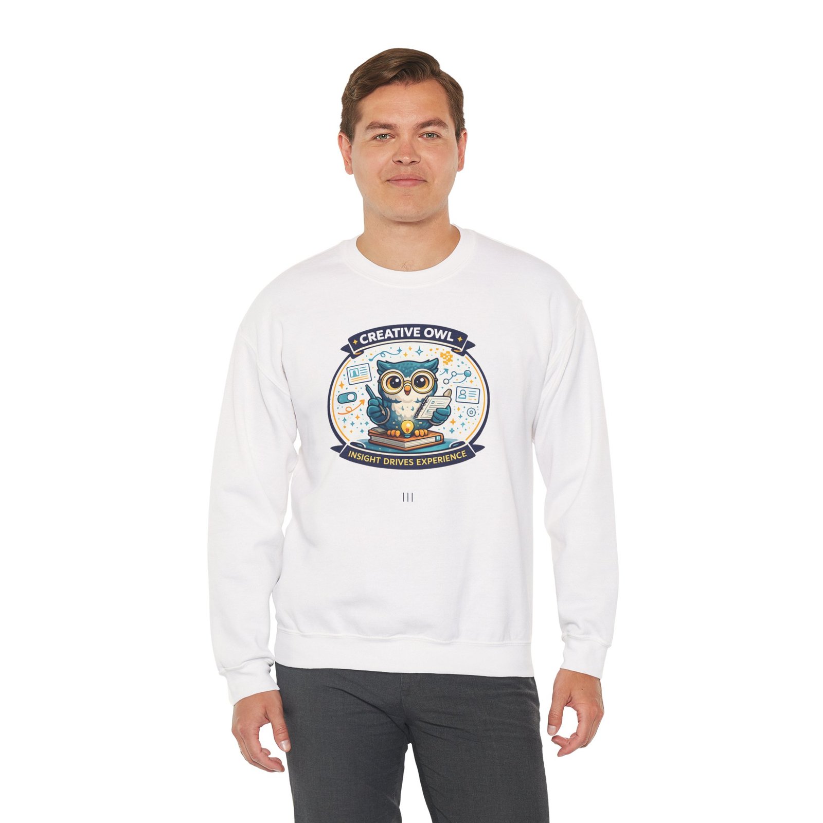 Creative Owl Crewneck - Image 2